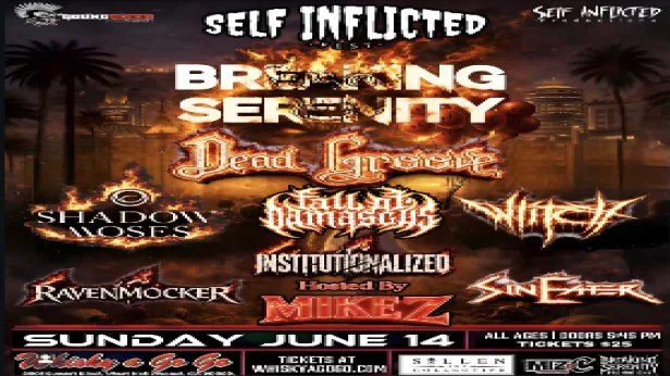 Breaking Serenity , Dead Groove , Shadow Moses, Fall of Demascus, VVitch, RavenMocker, Institutionalized, Sin Eater