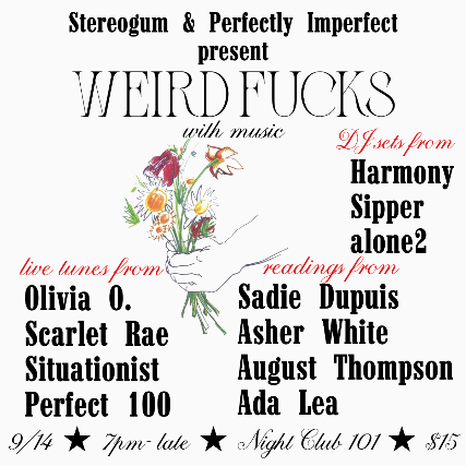 Weird Fucks with Music: Live Music and Readings