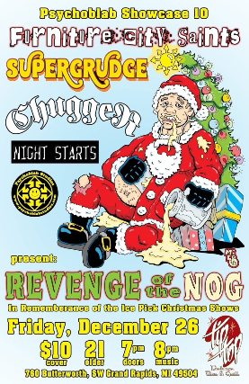 Furniture City Saints, Supergrudge, ChuggeR, night starts