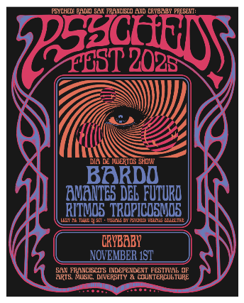 Psyched! Fest 2025 - Dia de Muertos Celebration