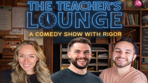 The Teacher’s Lounge: A Comedy Show with Rigor with Gaspare Randazzo, Philip Lindsay and Andrea Forcum