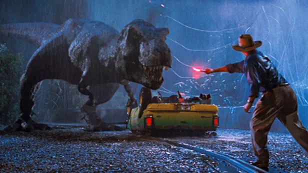 Jurassic Park + Fireworks