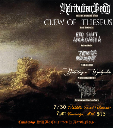 Retribution Body, Clew of Theseus, Red Shift Andromeda, TimxDonaghy, Distorting a Woodpecker, Vile Remains