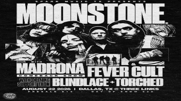 Spark Music Tx Presents: Moonstone w/ Madrona Comeback Show