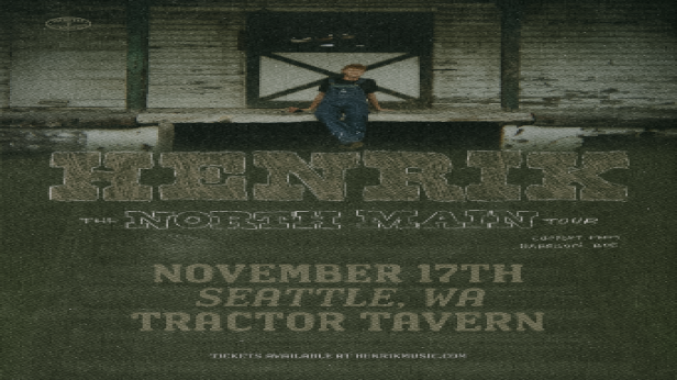 The Crocodile Presents: HENRIK w/ Harrison Boe