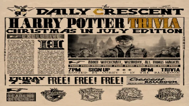 HARRY POTTER TRIVIA! CHRISTMAS IN JULY EDITION
