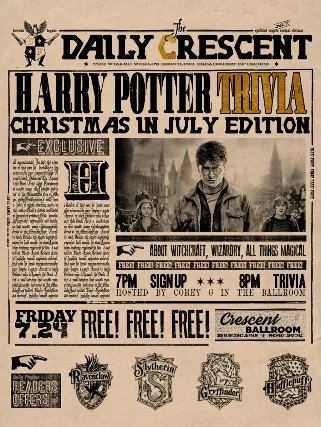HARRY POTTER TRIVIA! CHRISTMAS IN JULY EDITION