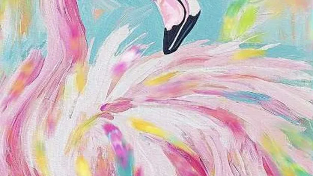 Fruity Flamingo Paint Night