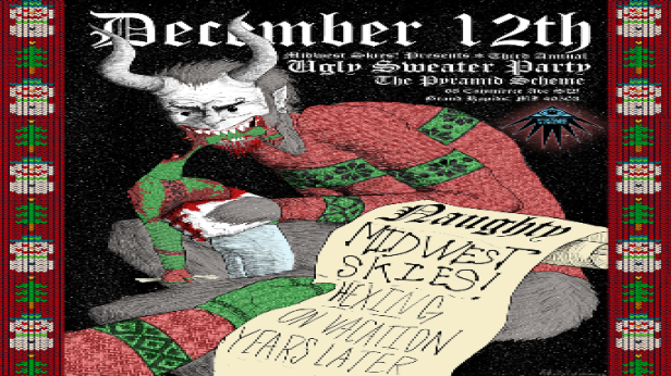 3rd Annual Ugly Sweater Party ft. Midwest Skies + Hexing + On Vacation + Years Later
