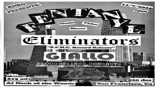 Fentanyl/ Eliminators/ Giallo/ Bloodstained Concrete