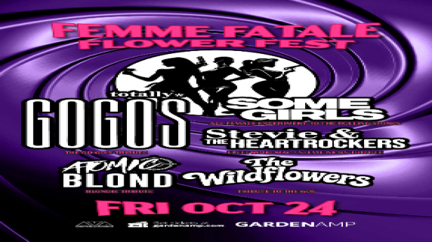 The Go-Go's, Stones, Stevie Nicks, Blondie tributes + Wildflower - Femme Fatale Flower Fest