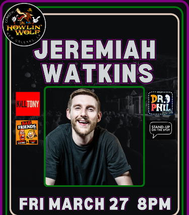 Jeremiah Watkins presented by Laugh Life Comedy
