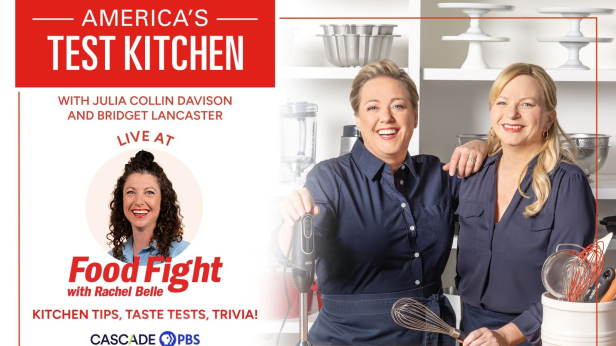 America's Test Kitchen Live at Food Fight with Rachel Belle