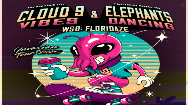 CLOUD 9 VIBES WITH ELEPHANTS DANCING AND FLORIDAZE
