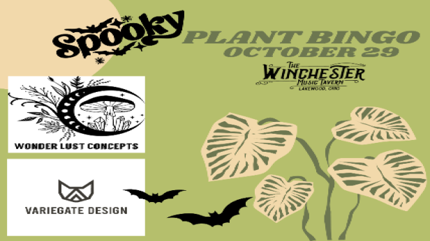 SPOOKY PLANT BINGO!! W/ Variegate Design & Wonderlust Concepts
