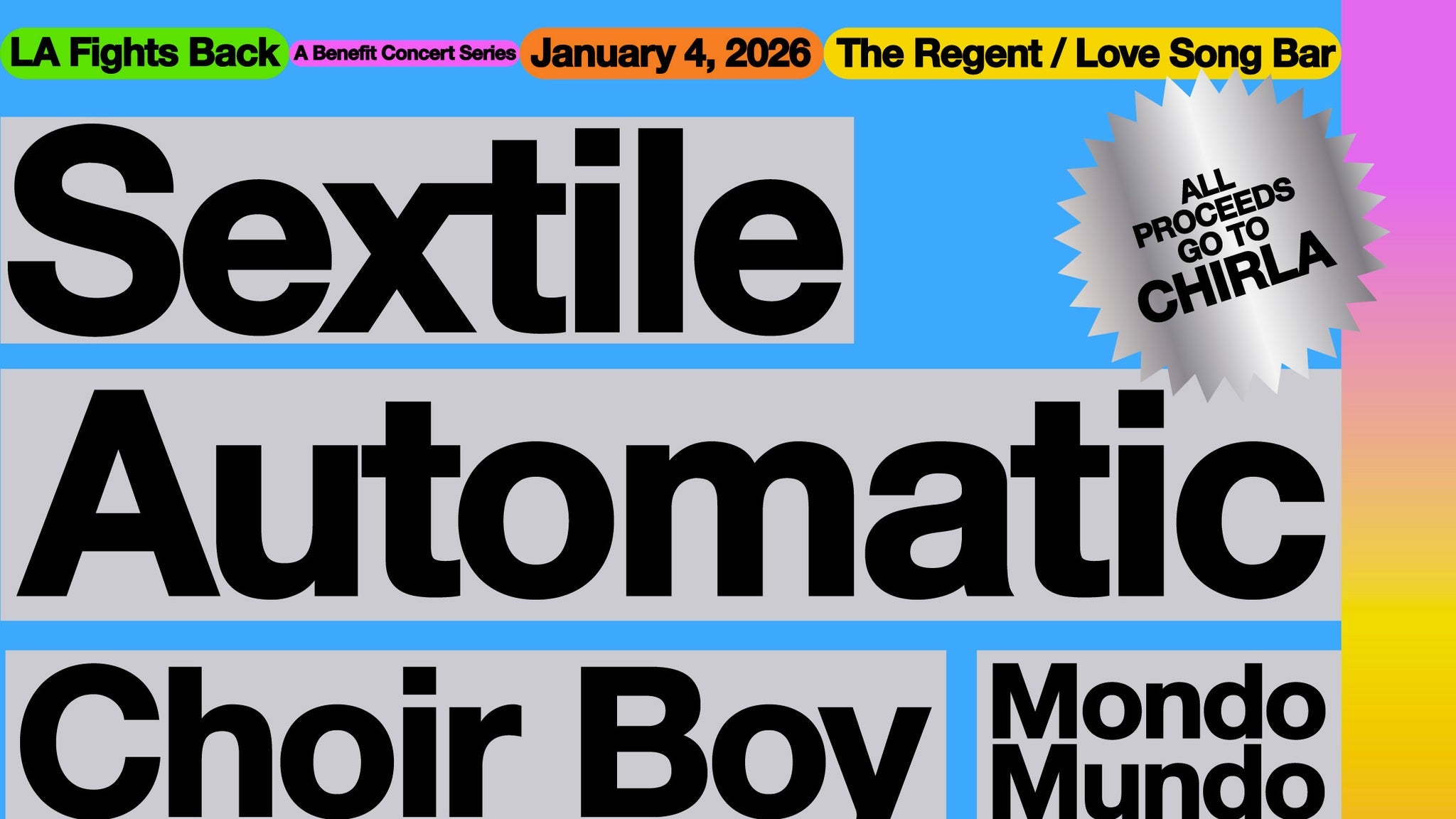 heaven2nite + Permanent Records Present: LA Fights Back Benefit