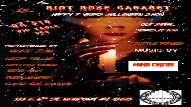 Riot Rose Cabaret Presents: Happy 7 Years Halloween Show