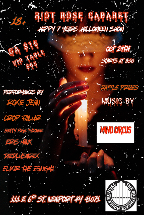 Riot Rose Cabaret Presents: Happy 7 Years Halloween Show