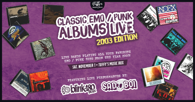 Classic Emo/Punk Albums Live: 2003 Edition
