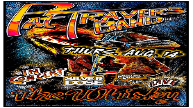 Pat Travers Band, Smut, Rogues of Chaos, Silver Dose, District Dogz, Redheaded Stepchildren