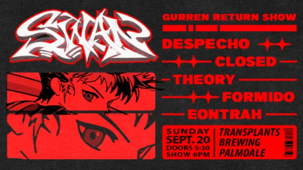 SWAN / DESPECHO / CLOSED / THEORY / FORMIDO / EONTRAH