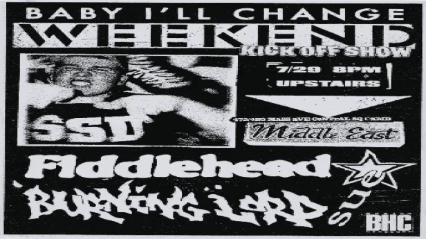 FIDDLEHEAD - TICKETS AT DOOR ONLY