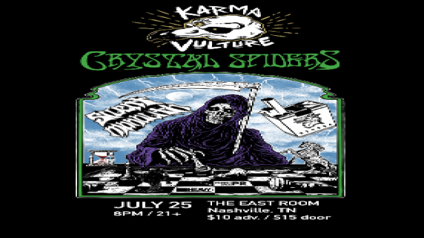 Crystal Spiders / Karma Vulture / Silent Monolith / Nehoda