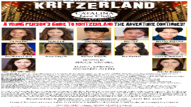 YOUNG AT HEART-The Annual Kritzerland All Young People Show!