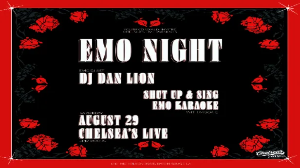 Emo Night with DJ Dan Lion and Mookie Darden