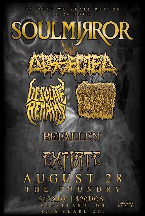 SOULMIRROR, Dissected, Desolate Remains, Gouted Corpse, Befallen, Expiate