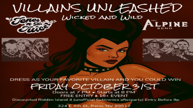 "Villians" Halloween Party with Jenes and the Juice