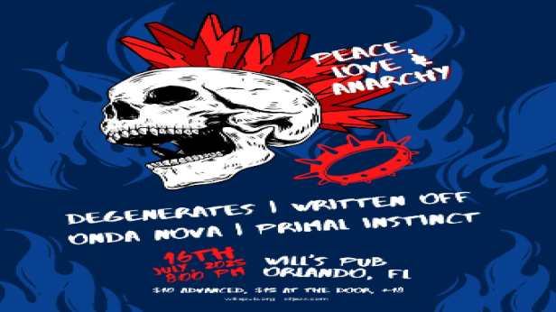 Degenerates, Written Off, Onda Nova, and Primal Instinct 