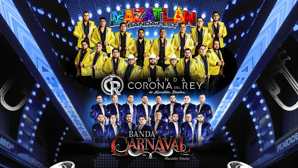 Mazatlán Banda Fest featuring Banda Corona del Rey y Banda Carnaval