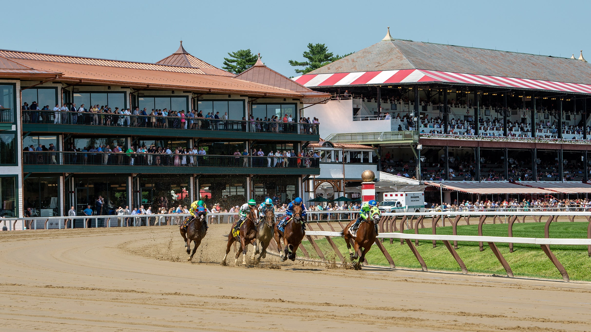 Saratoga Race Course Porch Dining