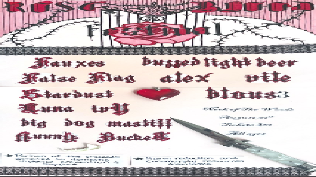 Rose Blood Festival