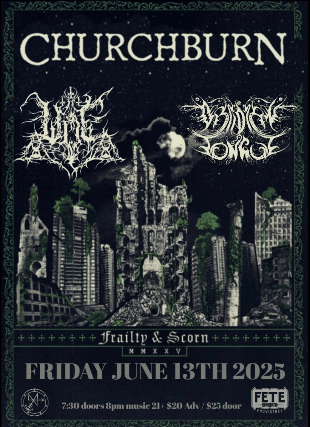 Churchburn, Woe, Obsidian Tongue