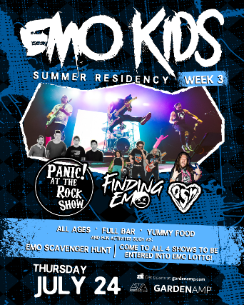 EMO KIDS - Week 3 of Emo Summer Residency + Panic at the Disco tribute + Finding Emo