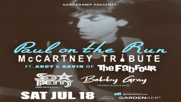 McCartney Tribute - Paul On The Run and Tom Petty tribute, Bobby Gray
