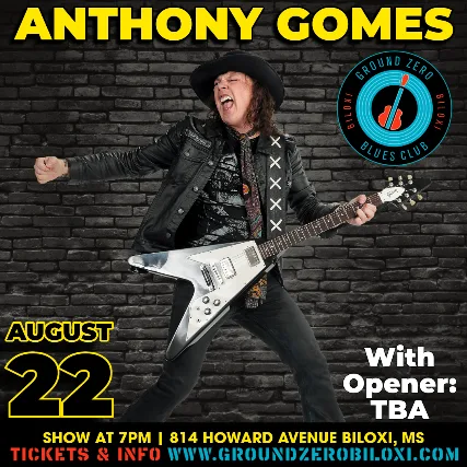 Anthony Gomes "Praise The Loud" 2026 World Tour