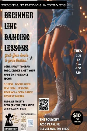Beginner Line Dancing Lessons!