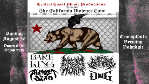 BARE KING / DREAD WORM / DNG / ALMOST DEAD / OF THE BETRAYER