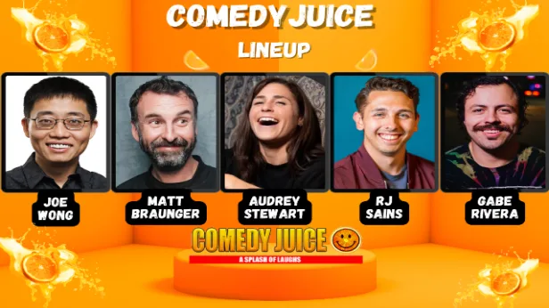 Comedy Juice Featuring: Joe Wong, Matt Braunger, Audrey Stewart, and more!