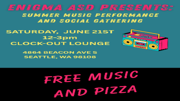 Enigma ASD Presents: Summer Music Performance Showcase (free)