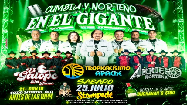 CUMBIAS Y NORTEÑAS EN EL GIGANTE