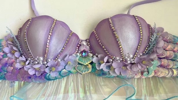 Mardi Gras Bra Bedazzle