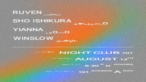 Ruven, Sho Ishikura, Yianna