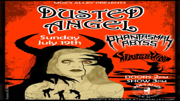 Moe's Alley Presents: Dusted Angel w/ Phantasmal Abyss + Winter Wind