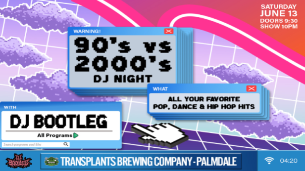 90'S VS 2000'S NIGHT WITH DJ BOOTLEG