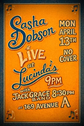 Sasha Dobson w/ Jack Grace Band