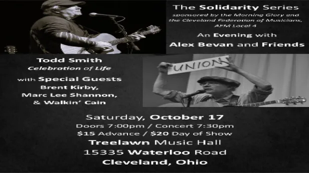 The Solidarity Series: Alex Bevan and Friends